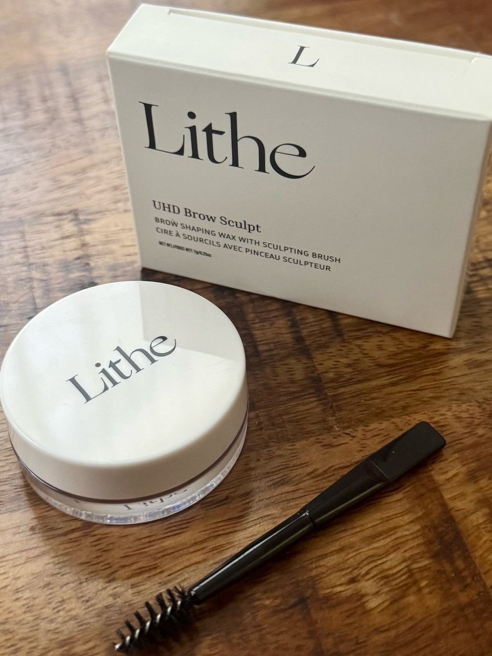 Lithe UHD Brow Sculpt Brow Shaping Wax in Clear